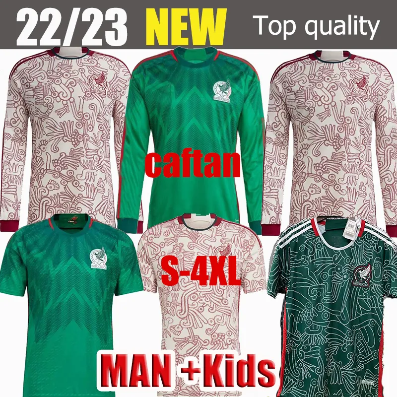 3XL 4XL 2022 Mexico Soccer Jerseys Home Away LOZANO CHICHARITO RAUL