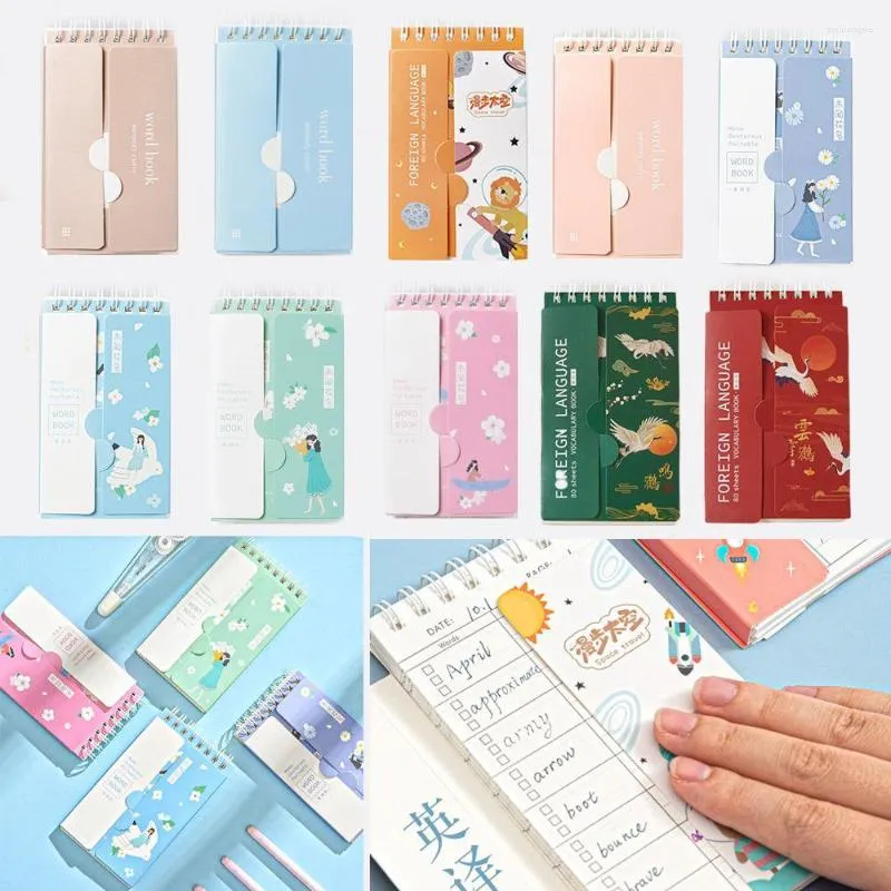 Mini Notepad Recite Words Foreign Languages ​​Word Book Vocabulary Notebook Portable Memory Study Journal Diary Stationery