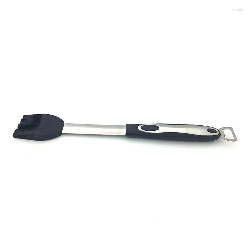 Baking Tools 1PCS Cooking Butter Bread Silicone Pastry Brush Bakeware Basting Brushes BBQ Stainless Steel Handle Oil