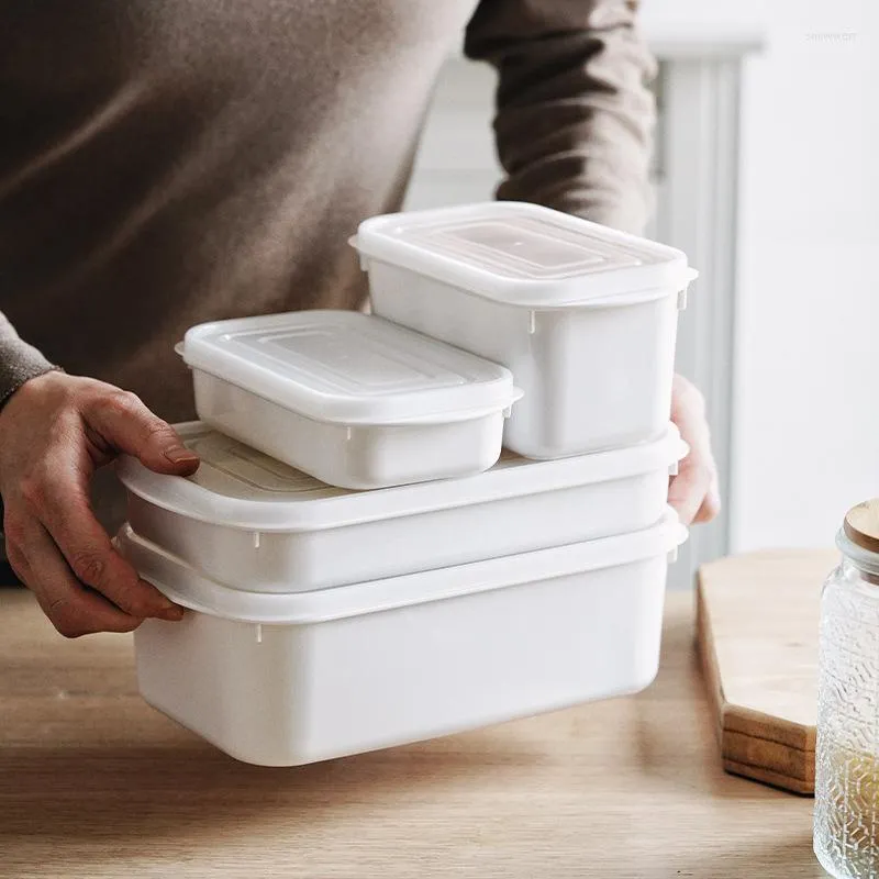 Garrafas de armazenamento Recipientes de alimentos para geladeira Especial caixa selada cozinha freezer lixeira fruta vegetal organizador fresco