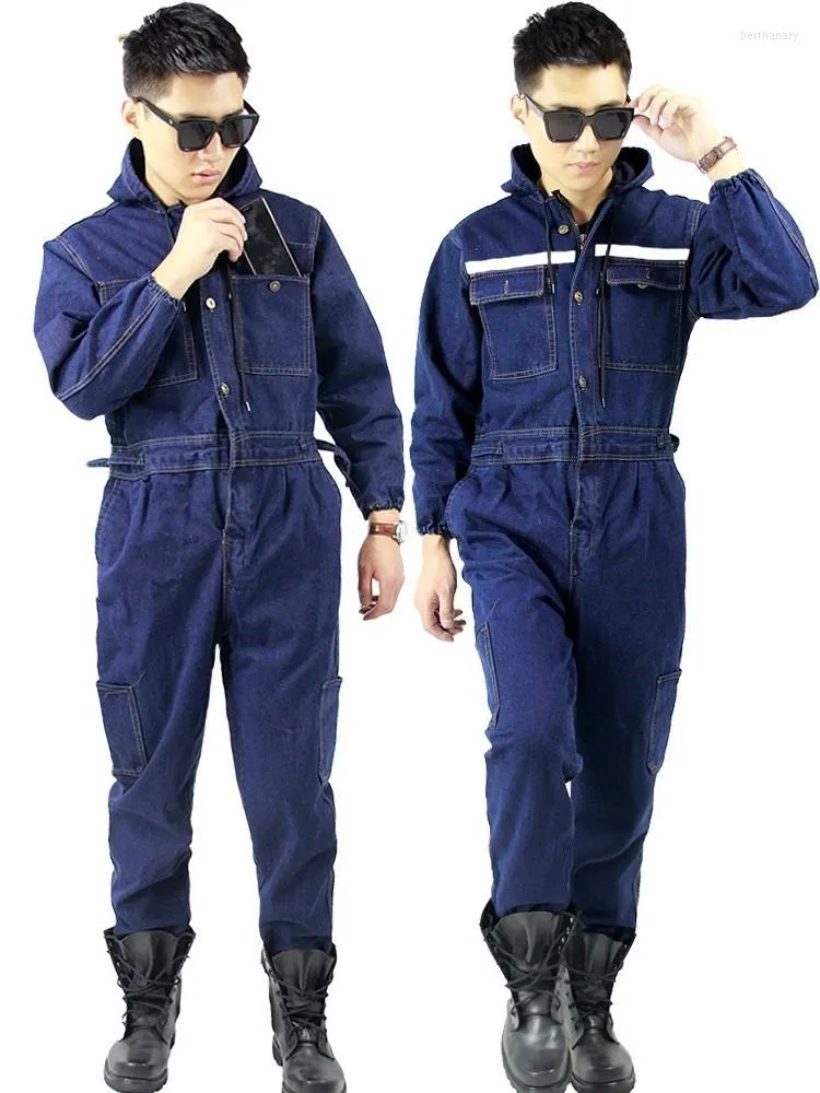 2022 Plus Size For 6XL Winter Men Working Overalls Male Work Wear Uniforms Jumpsuits Worker Repairman