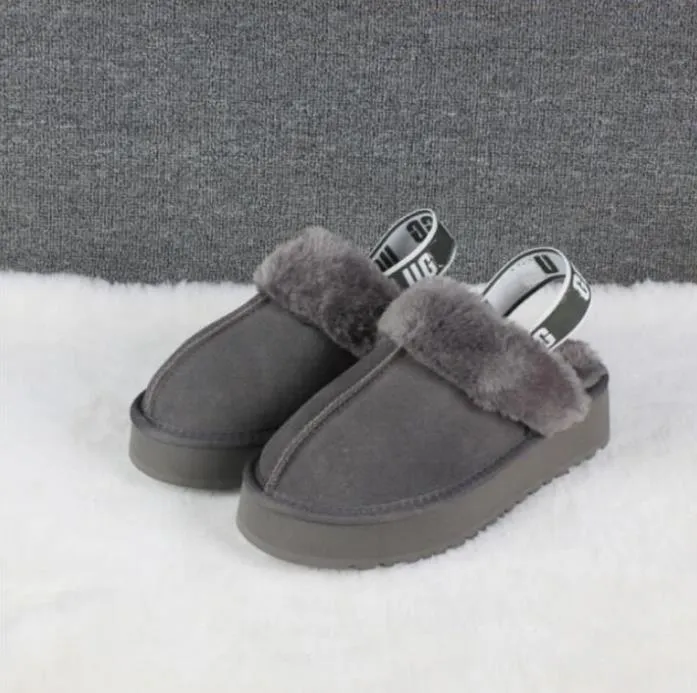 2022 Hot Snow Boots Boot Warm Bootss Suede Shoes Classi cal Short Miniwomen Keep Warm Man Womens Plush Casual Chestnut Grey 2022 Hot Aus Thick Tazz Slippers