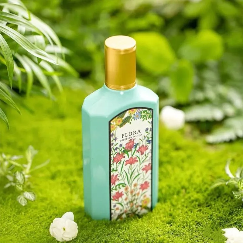 Brand Design Cologne damskie perfumy flora wspaniały jaśmin 100ml najwyższa wersja Klasyczny styl długotrwały czas