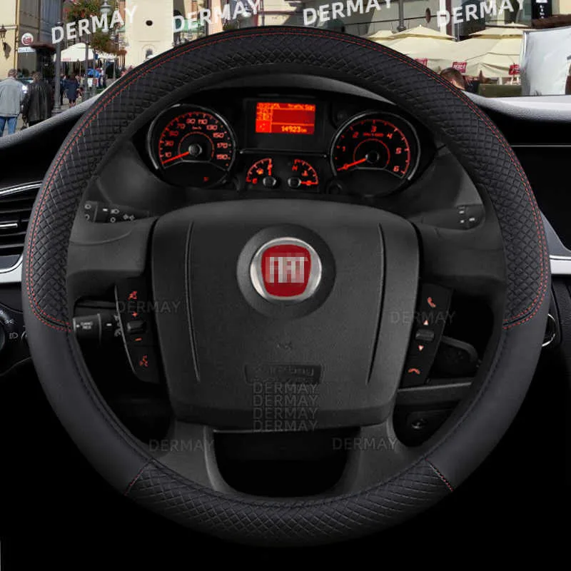 Steering Wheel Covers For Fiat Ducato PU Leather Car Steering Wheel