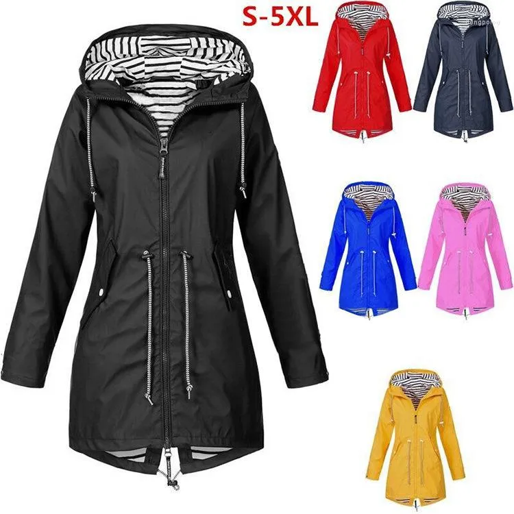 Женские траншевые пальто осенние зимние капюшоны Женская аварийная куртка для ветровки