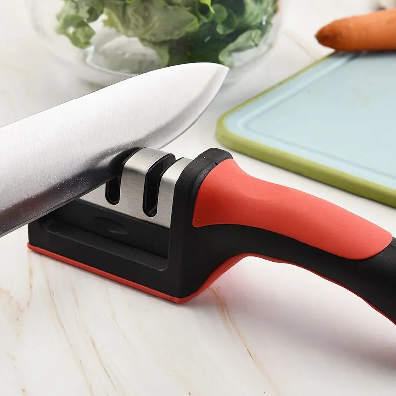 Multi-functional Handheld Three-stage Knife Sharpener, Quick Sharpening  Ceramic Sharpener For Household Kitchen