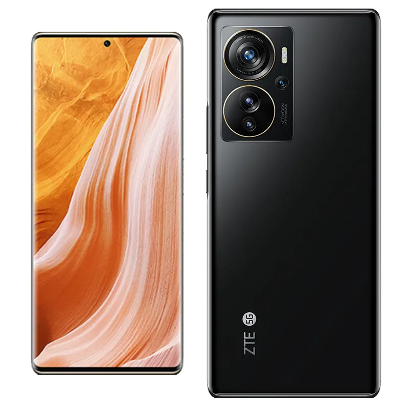 Original Vivo ZTE Axon 40 Pro 5G Mobiltelefon 8GB 12GB RAM 256 GB 512 GB ROM Snapdragon 870 108MP NFC Android 6.67 "144Hz Full Display Fingeravtryck ID FACE SMART COLTPHONE TOLEPHER