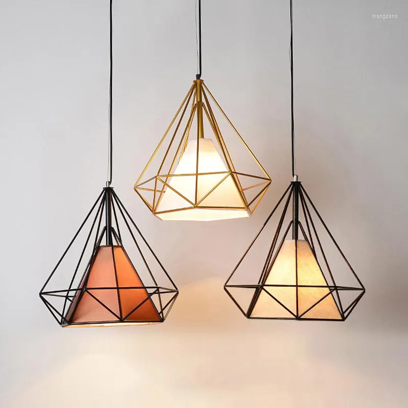 H￤ngslampor retro industriell stil matsal ljus modern minimalistisk nordisk lampa personlighet kreativ ljuskrona