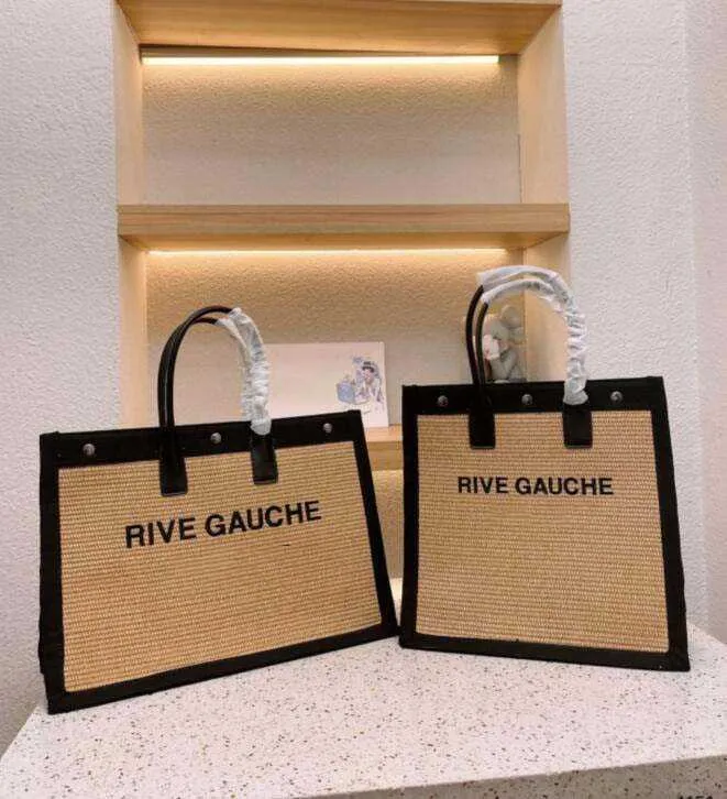 Women Trend Handbag Rive Gauche Tote Shopping Bag Handbags Top