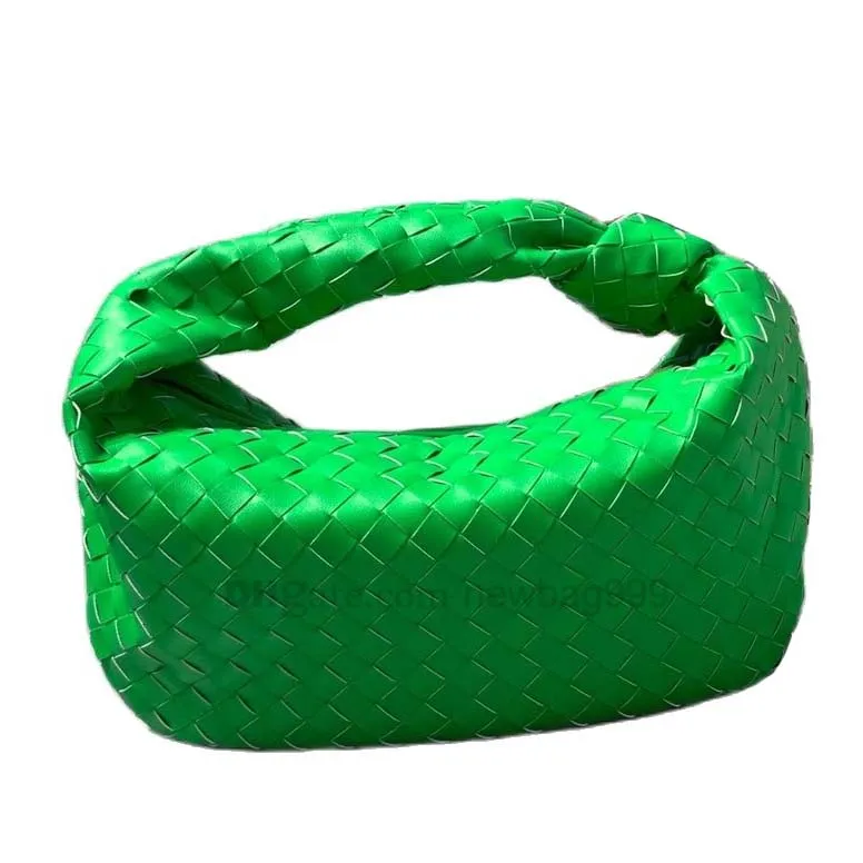 Luxury Designer Large Jodie Knotting Bag Hand Woven Lambskin Hobo Bag