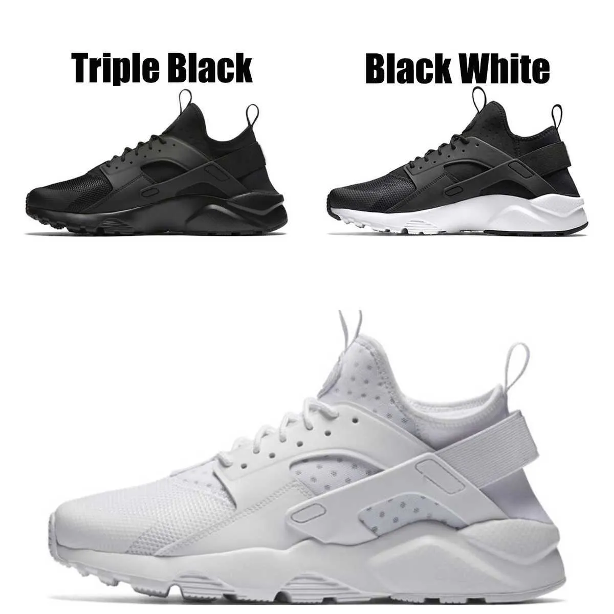 Designer Huarache Run Ultra Triple Zwart Wit Casual schoenen Klassieke heren dames huaraches 4.0 1.0 Paars Punch University Rode regeners outdoor