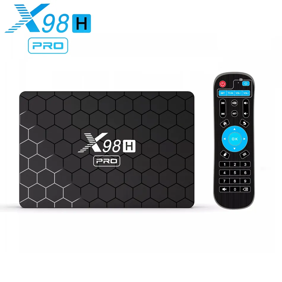 X98H Pro Android 12 Smart TV Box With Allwinner H618 Quad Core, 4K