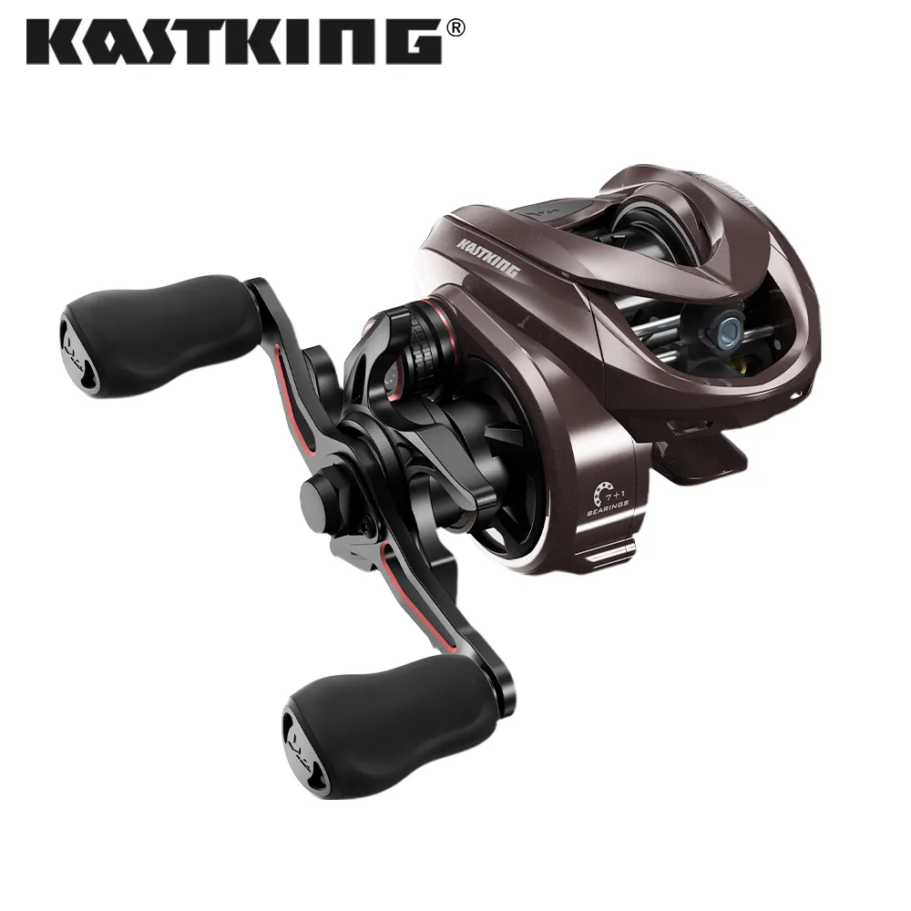 베이트 캐스팅 릴 KastKing Valiant Eagle II 미끼 기교 시스템 5KG 최대 드래그 7BB1RB 8.4 1 고속 낚시 221107