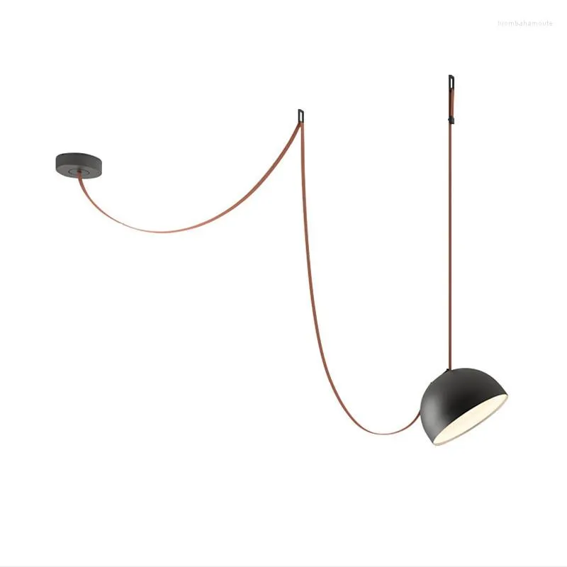 Żyrandole postmodernistyczni DIY aluminium LED Dekoracyjne długie kabel żyrandol Lampy zawiesinowe