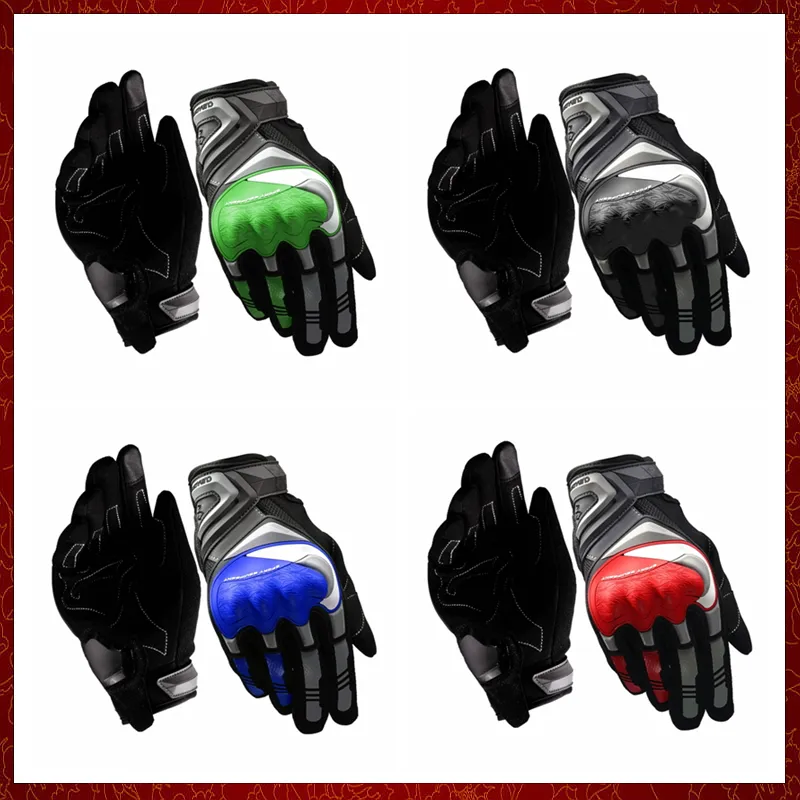 ST29 Touchscreen Night Reflective Motorcycle Full Finger Guker Protective Racing Biker Riding Moto Moto Motocross