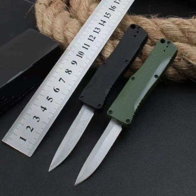 蝶BM4850 Small Pocket Autotf Knife S30V Blade Double Action Zinc Aluminum Alumy Handle Tactical Self Defense HuntingEDC Survival Tool Knives A4170