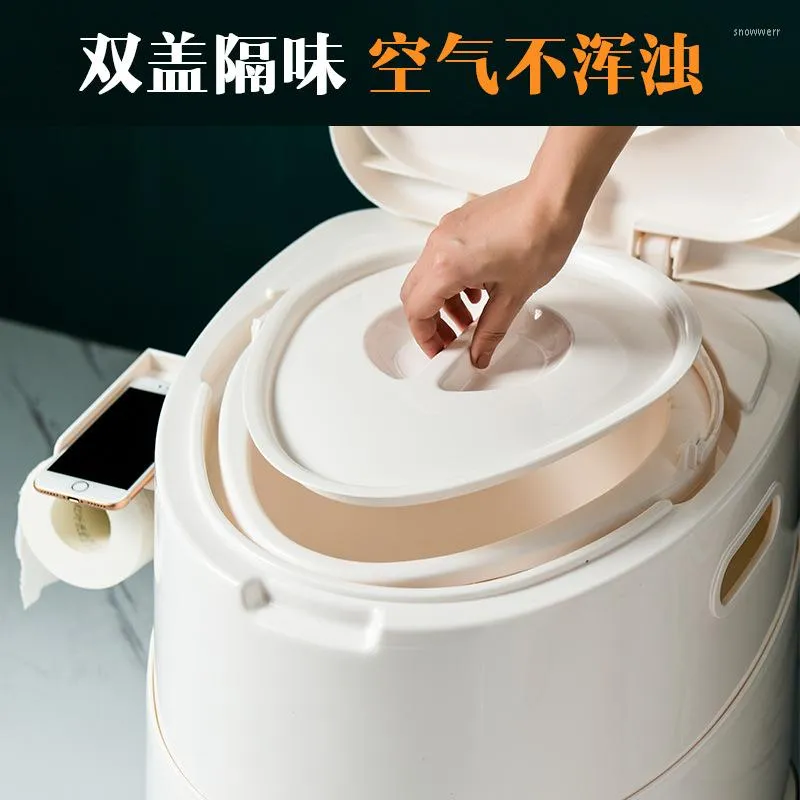 Toilet Seat Covers Movable For Pregnant Women Potty Portable Indoor Spittoon