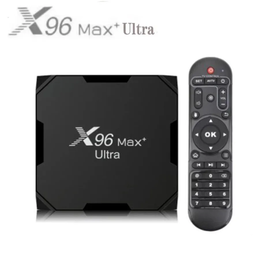 X96 Max Plus Ultra TV Box Android 11 Amlogic S905X4 4GB 64GB TVBOX AV1 8K Wifi Bluetooth X96Max lecteur multimédia décodeur