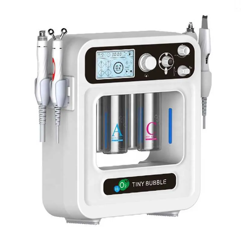 Hydra Dermabrasion RF Biolyftande spa ansiktsmaskin Vatten Syre Jet Hydro Diamond Peeling Microdermabrasion Beauty Equipment Machine