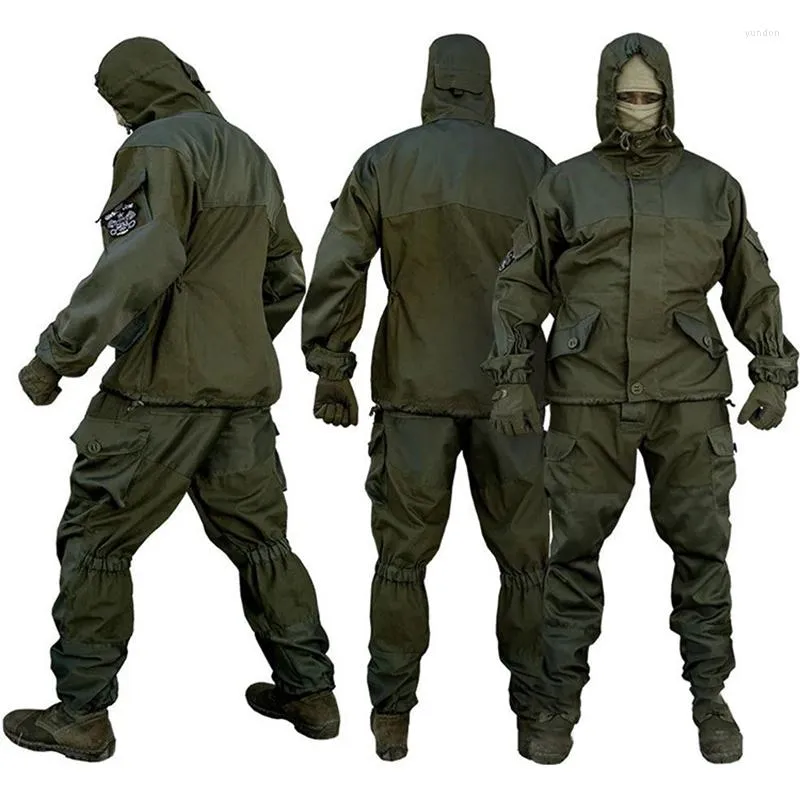 Running Sets Tactical Military Uniform Set Special Forces Rusland Gorka-3 Combat Battle-Traid Working Clothing Plus Maat