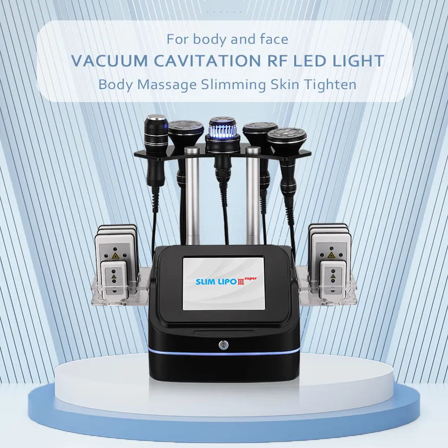 Slimming Cavitation Ultrasonic BIO RF Fat Loss Cavitation Vacuum Body Contour Sculpture Machine