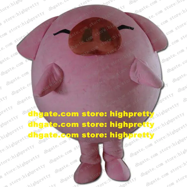 Papa Pig Animal Pink Pig Mascot Costume Adult Cartoon Character Outfit Suit Cut The Ribbon Promotional Events zz7836