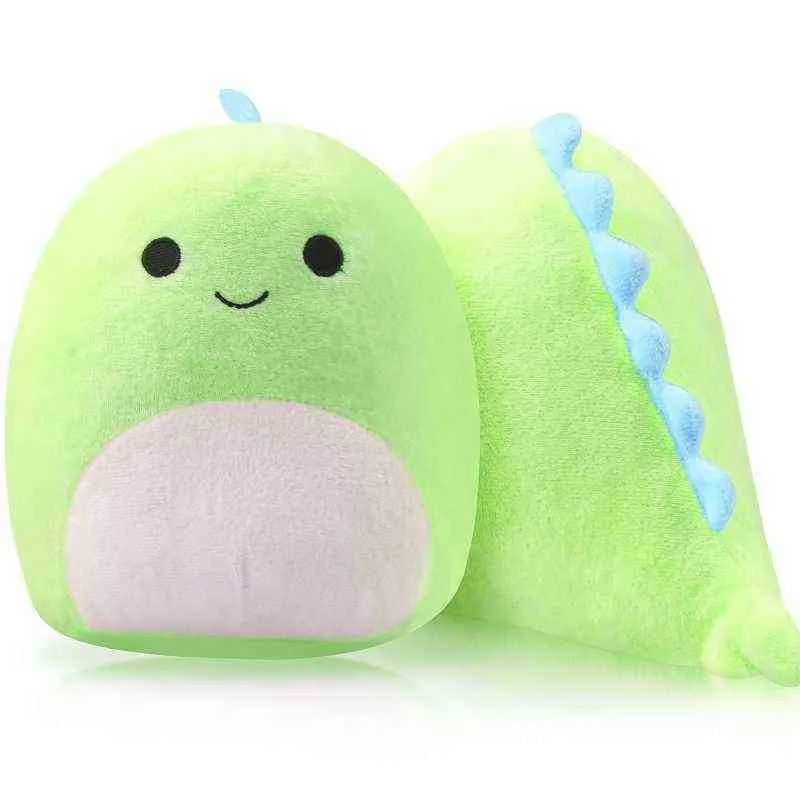 Cute Dinosaur Cuddle Cartoon Cuddle Doll Squishy Stretchy Pillow Birthday Gift Home Decors For ldren Boy Girl J220729