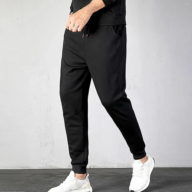 Pantaloni maschili inverno pantaloni sportivi maschili che fanno jogging di cotone tracce di cotone caviglia legata per la testa di peluche pantaloni sportivi