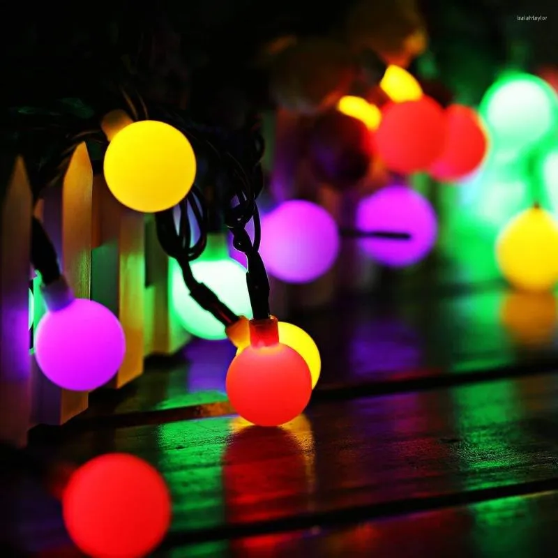 Dizeler LED top çelenk ipleri açık lamba peri aydınlatma tatil düğün parti ev bahçesi Noel dekorasyon