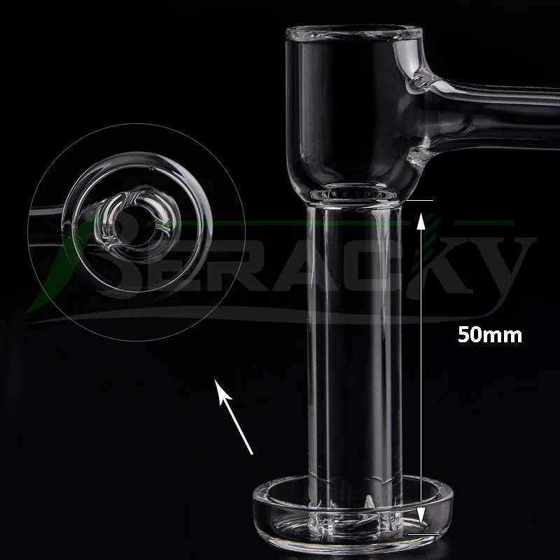 Beracky Accesorios para fumar Soldadura completa Borde biselado XL Terp Slurper Fumar Cuarzo Banger 20 mmOD Macho Mujer Slurpers sin costura Clavos para vidrio Agua Bongs Dab Rigs