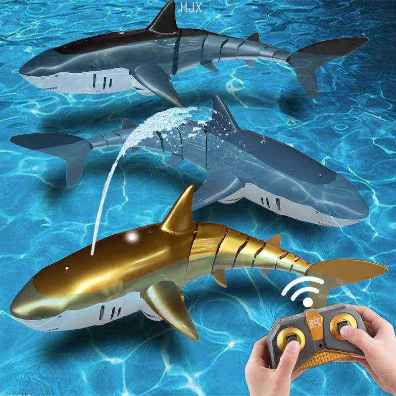 Tiere RC Haispielzeug für Kinder Jungen Mädchen Fernbedienungstiere Fisch Robo