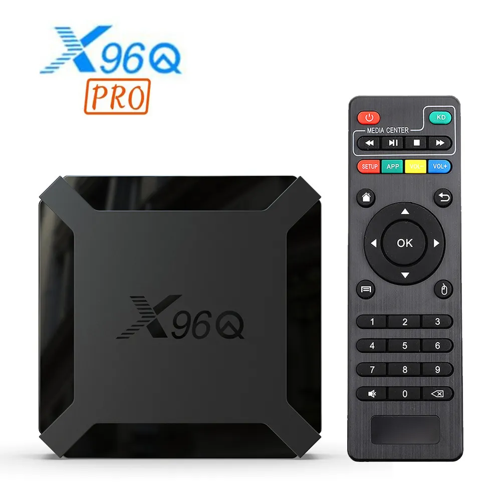 X96Q TV Box Android 10 Allwinner H313 Quad Core 2GB 16GB 4K 60FPS Smart TVBox WiFi Google Player YouTube X96 Set Top Box