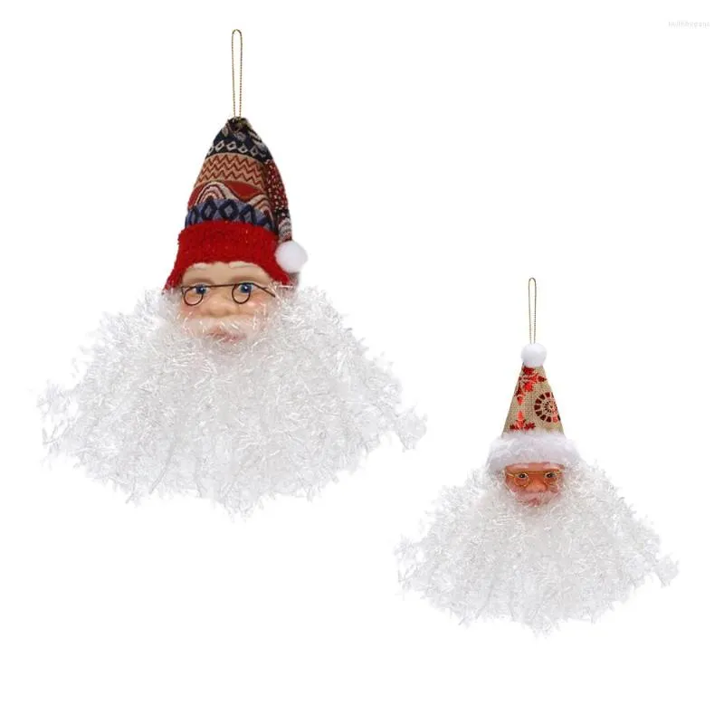 Christmas Decorations Santa Claus Decoration Hat Beard Home Fall Decor Year Decoracion De Navidad 2022 Diy Kid Gift