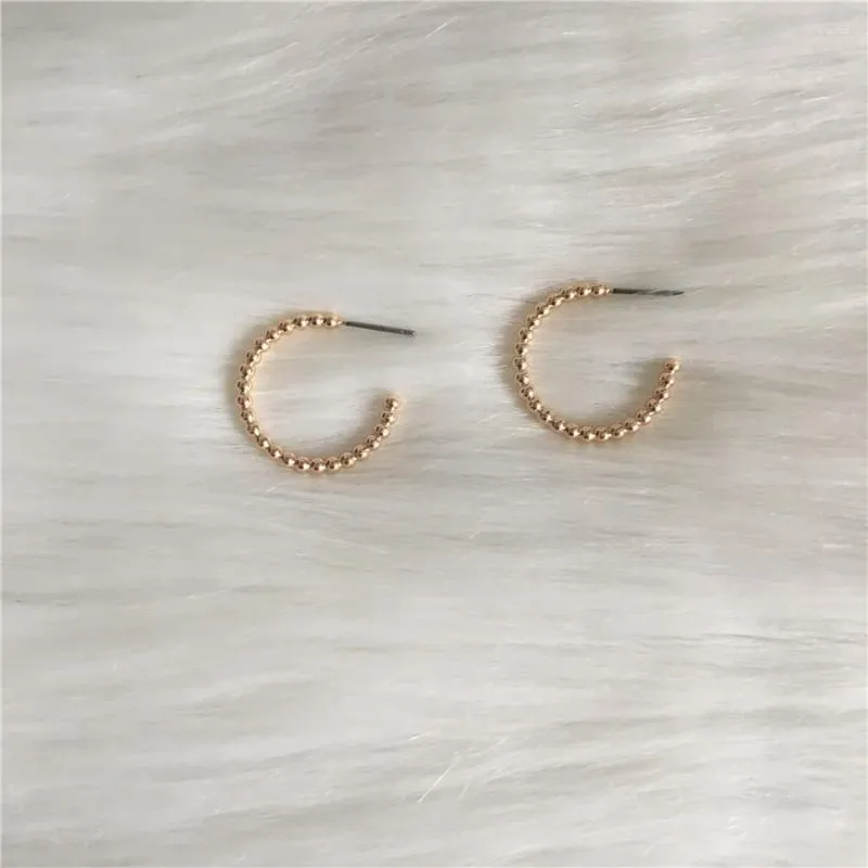 Pendientes de aro JOYERÍA DE MODA PENDIENTE PEQUEÑO DE FORMA OVALADA EN COLOR RODIO ORO PRECIOSO PARA MUJER NIÑA