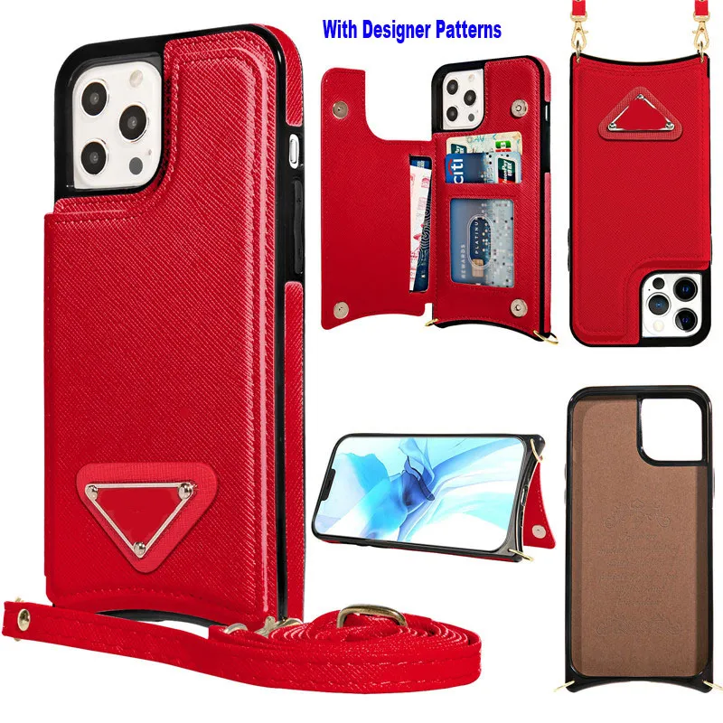 Luxo Flip Folio Casos de carteira de couro para iPhone 13 Pro Max 14Plus 14Promax 12 11Pro xr xsmax 7 8p moda p designer feminino feminino slots de cartão de proteção capa de capa de capa