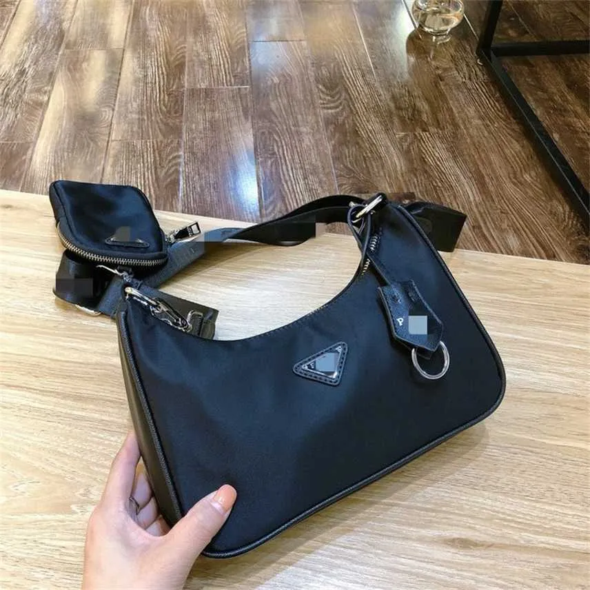 Neue Damentasche drei eine Achselhöhle Tasche Hobo Nylon Schlinge einzelne Schulter Messenger tragbare Kette Frauen Geldbörsen