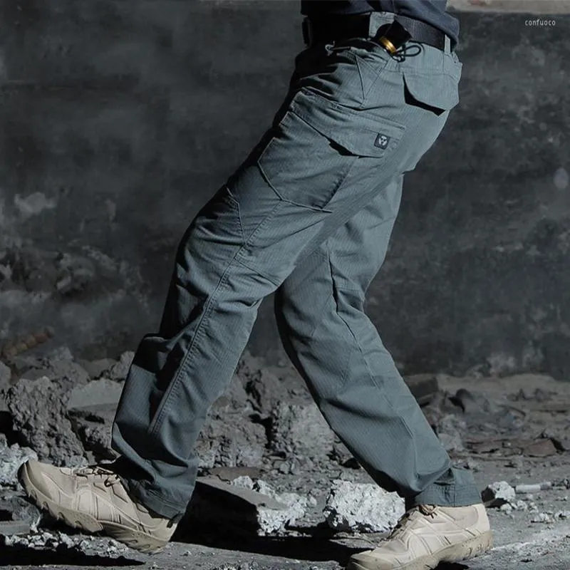 Pantalon de plein air étanche randonnée hommes militaire tactique escalade pantalon de sport mâle respirant Long Cargo