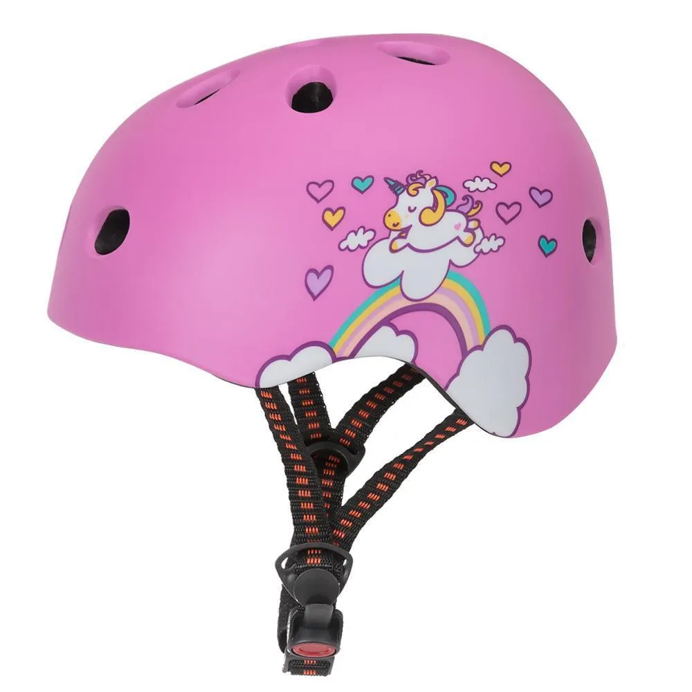 Casque Vélo Enfant Pleine Tête - Léger 440g, Réglable 48-56cm, Avec Lumière Arrière, 13 Aérations