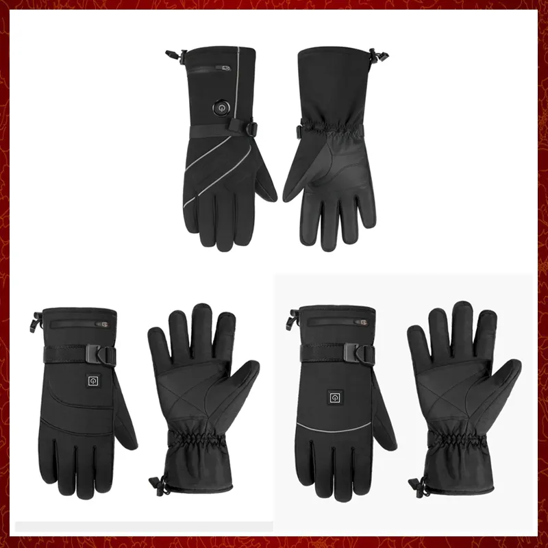 FR5 Motosiklet Eldivenleri Su Geçirmez Isıtmalı Guantes Moto Dokunmatik Ekran Pil Partılı Motosiklet Yarışı Binicilik Eldivenleri Kış