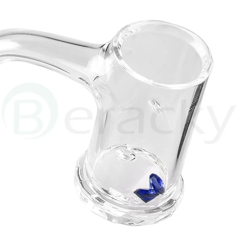 Insert de diamant en forme de saphir de 6 mm de fumée pour plates-formes Dab Banger Quartz Banger Dab