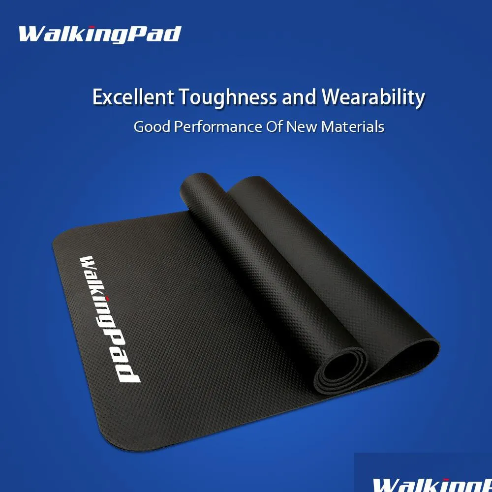 Arti e mestieri Walkingpad Tappetino per tapis roulant Tappetino antiscivolo Antiscivolo Esercizio silenzioso Allenamento Palestra Sport Accessorio fitness per attrezzature D Dhtl4