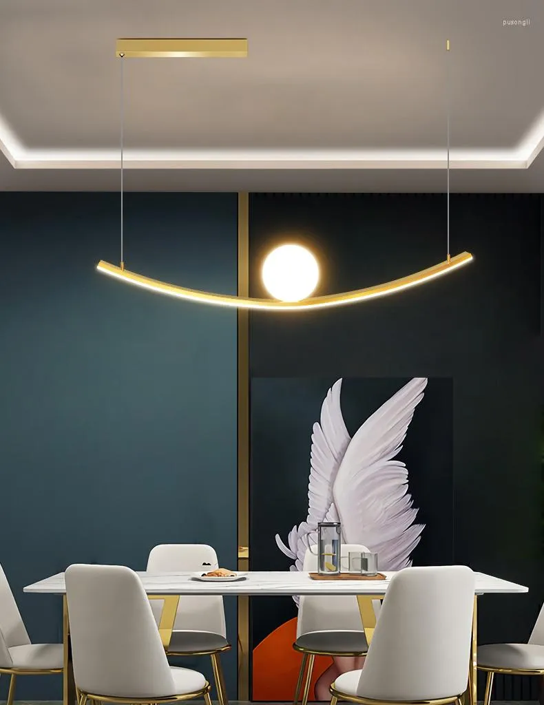 Candeliers lustros lustres de mesa de jantar Lâmpada de teto de teto Dimmível Luz moderna do quarto com controle remoto Luzes decorativas da sala de estar