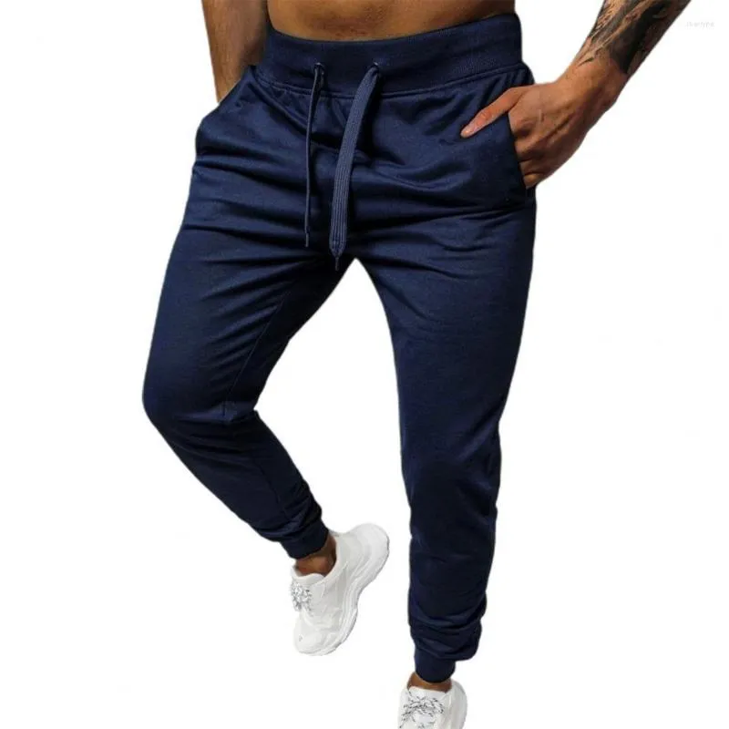 Pantaloni da uomo Autunno Uomo Tinta unita Moda Casual Caldo Elastico in vita Tasche stand Pantaloni sportivi oversize Streetwear