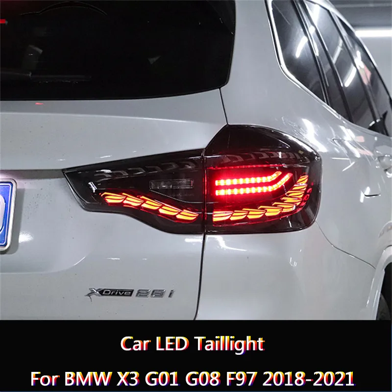 Auto Rücklicht LED Rückleuchten Dynamische Drehen Anblick Nebel Bremse  Rückwärts Rücklicht Für BMW X3 G01 G08 F97 Hinten beleuchtung Zubehör