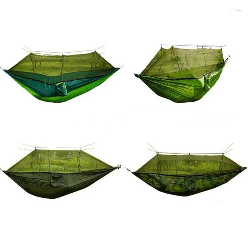 Hamacs 260x140 moustiquaires Camping Hamal Ultra léger chasse en plein air -SY-019