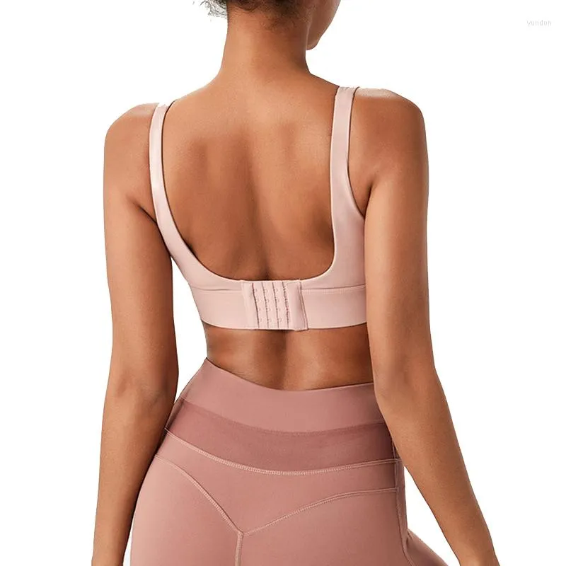 Tenue de Yoga soutien-gorge de Sport pour femmes Gym grande taille XXL hauts Sport haut Impact sans couture Bralette haut court Fitness sous-vêtements soutiens-gorge Pro