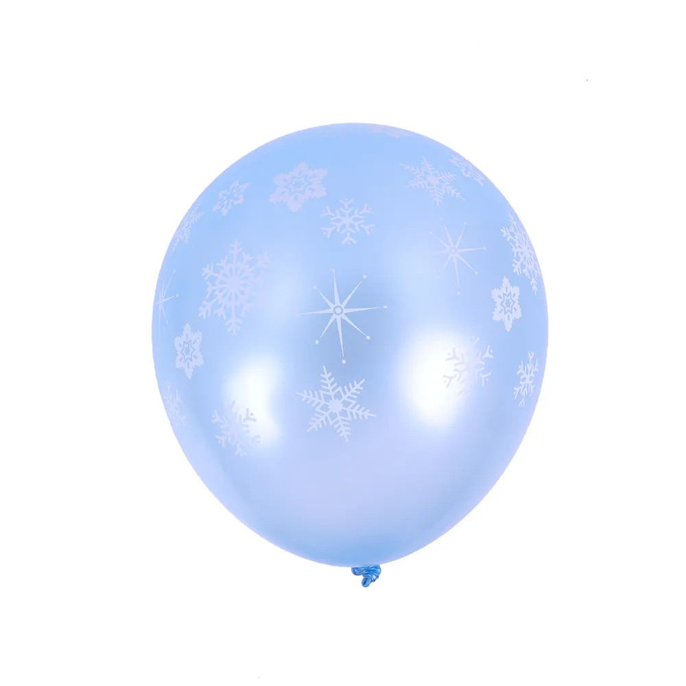 Fournitures de fête de noël, nouveau paquet de ballons sur le thème de la glace et de la neige, ensemble de guirlandes de noël, décoration d'anniversaire