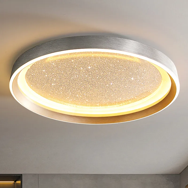 Plafoniere a LED moderne a stella Apparecchio Lampade a soffitto con cielo stellato romantico Lampada a sospensione brillante di lusso americana Balcone Camera da letto Decorazione domestica Illuminazione per interni