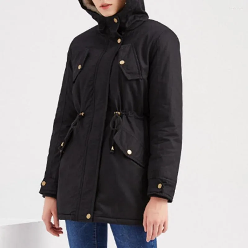 Trenchs de femmes manteaux femmes vêtements à manches longues portable confortable prévenir le froid veste manteau pour la collecte