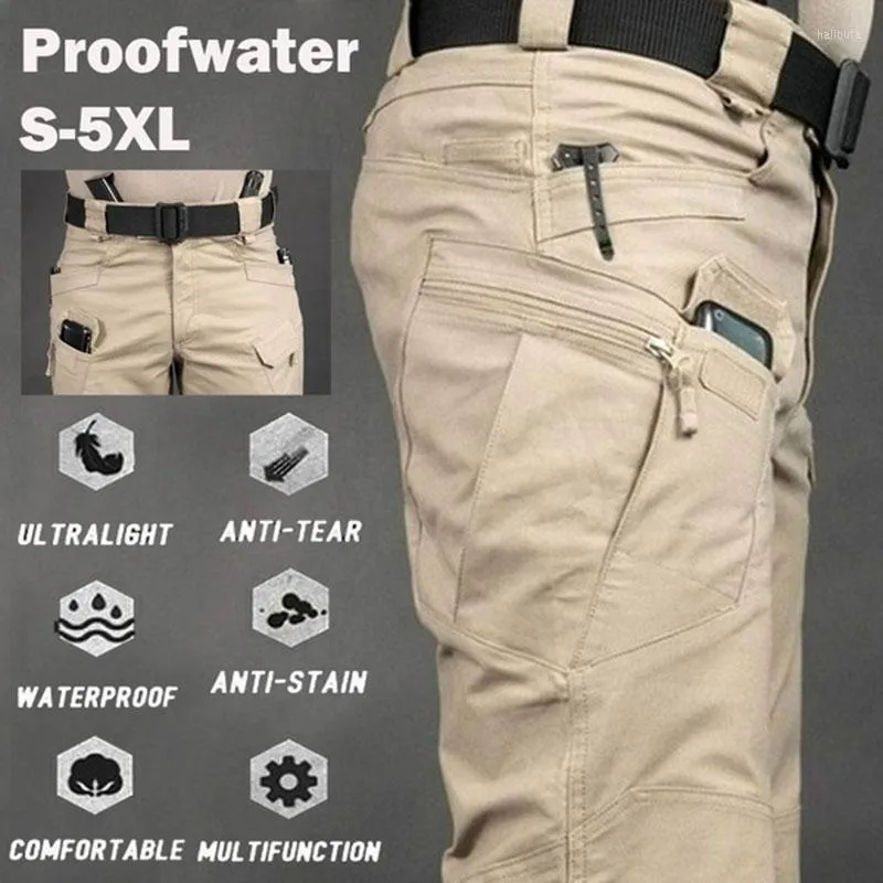 Pantalones para hombres Táctico Primavera Fuerzas especiales Camuflaje Otoño Hombre Al aire libre Multi-bolsillo Resistente al desgaste Militar 6XL